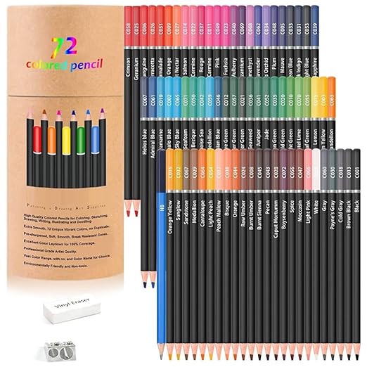 OIL COLOUR PENCIL 72 PCS
